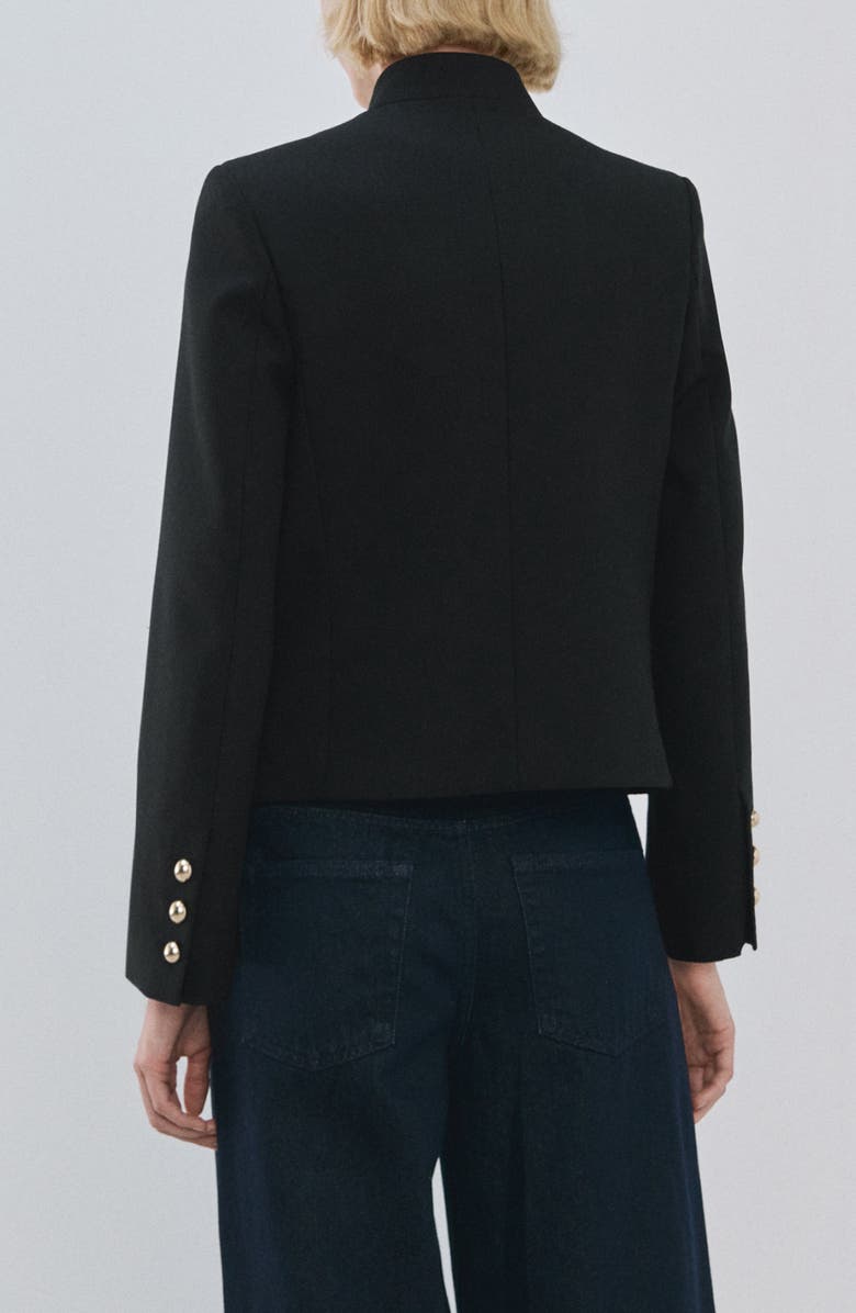 MANGO Mandarin Collar Jacket, Alternate, color,