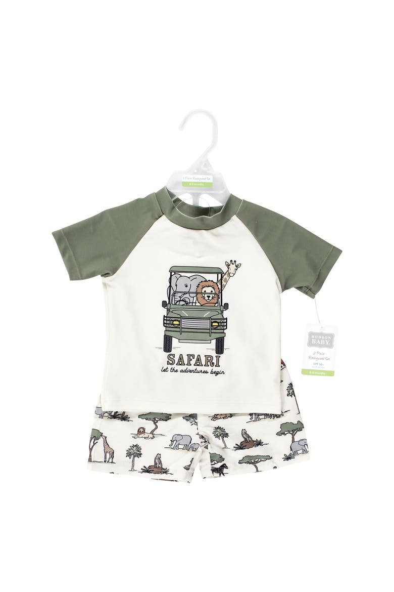 Short Sleeve Rashguard, Alternate, color, Going On Safari