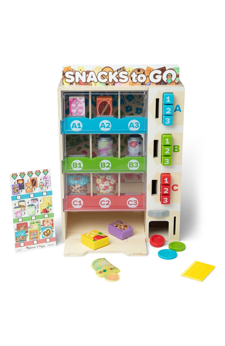 Melissa & Doug Sort, Stock & Select Wooden Vending Machine Playset, Alternate, color, 