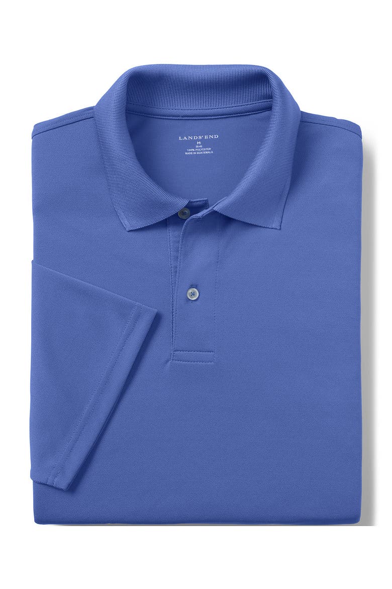 Short Sleeve Polyester Polo, Alternate, color, True Blue