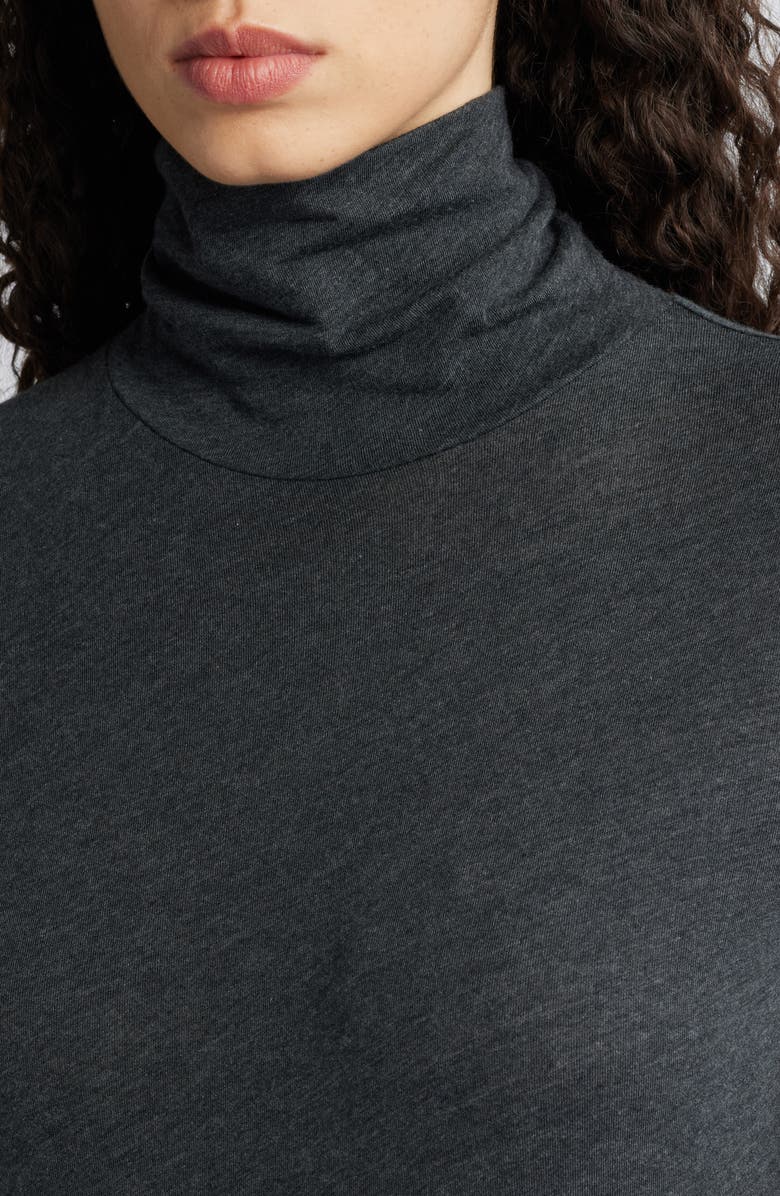 Eileen Fisher Turtleneck Top, Alternate, color, Char
