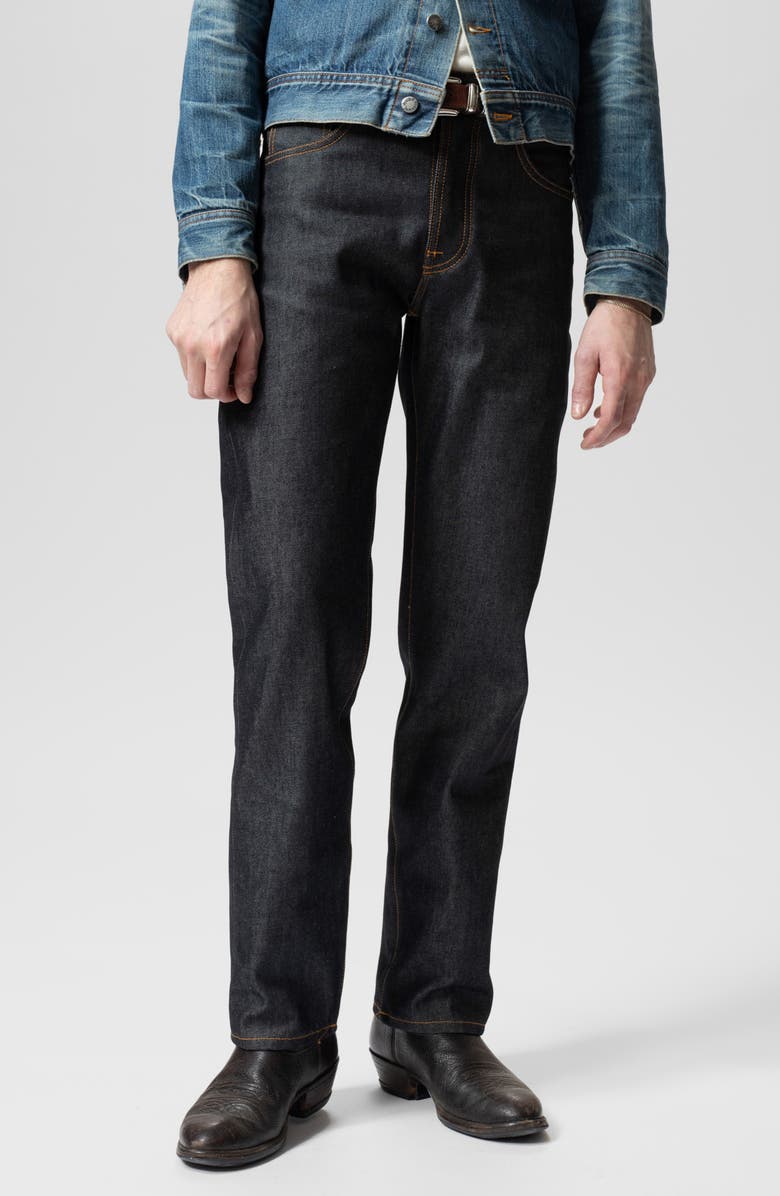 Nudie Jeans Rad Rufus Straight Leg Jeans, Main, color, Dry Heavy