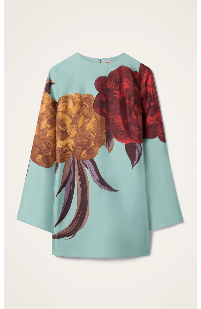 La DoubleJ Mini Supremes Swing Dress Placée, Alternate, color, Peony Placée Light Blue