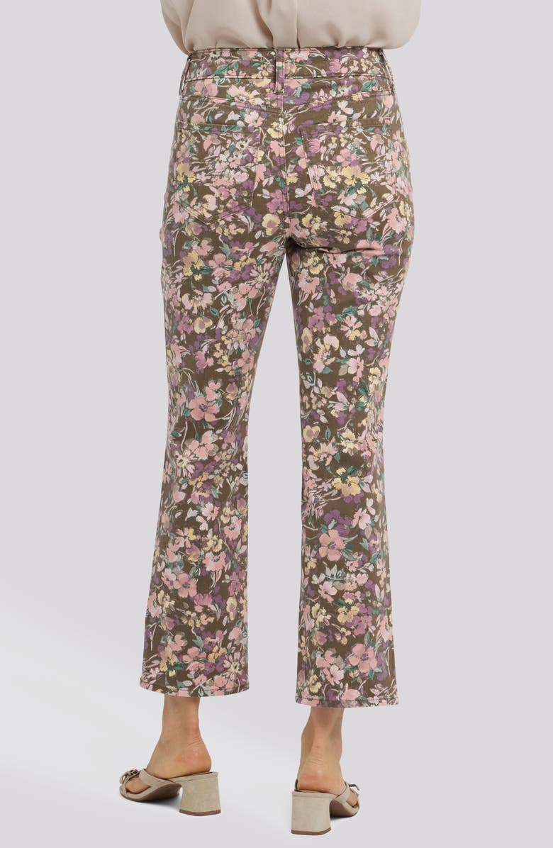 NYDJ Marilyn Floral Ankle Jeans, Alternate, color, Earth Blooms