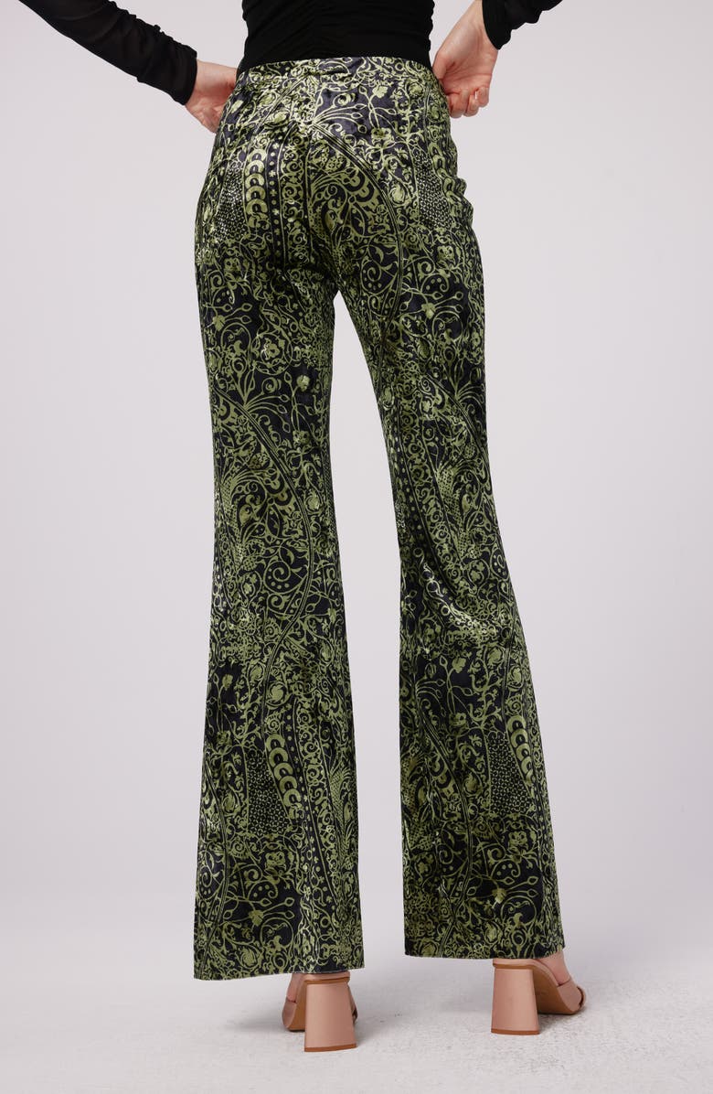 DVF Ruthette Paisley Velvet Pants, Alternate, color, 