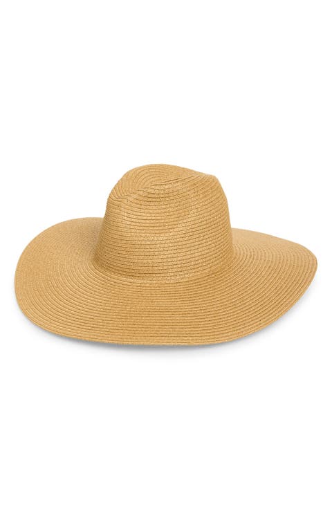 Packable Wide Brim Straw Panama Hat