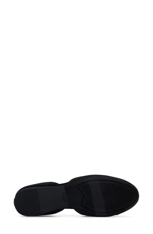 Toms Women's Gemma D'orsay Slip-on Flats In Black