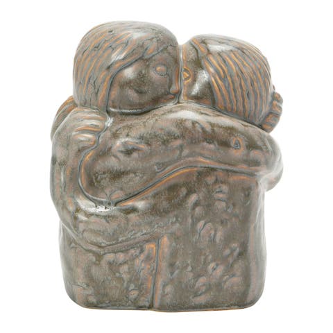 Stoneware Hugging Figures