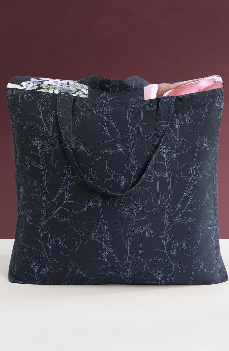 Bebejan Renaissance Reversible Floral Cotton Sateen Comforter Set, Alternate, color, 