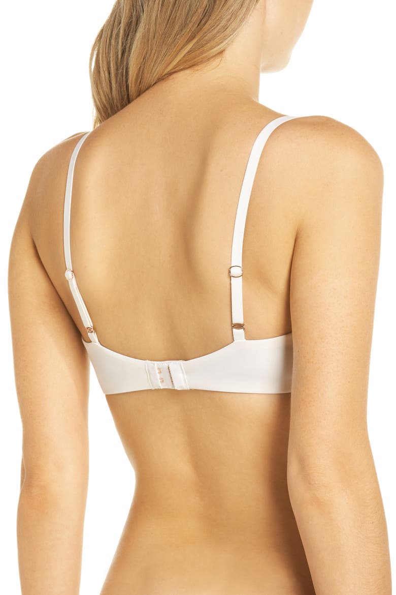 Minx Underwire Balconette Bra, Alternate, color, MERINGUE/ BRICK