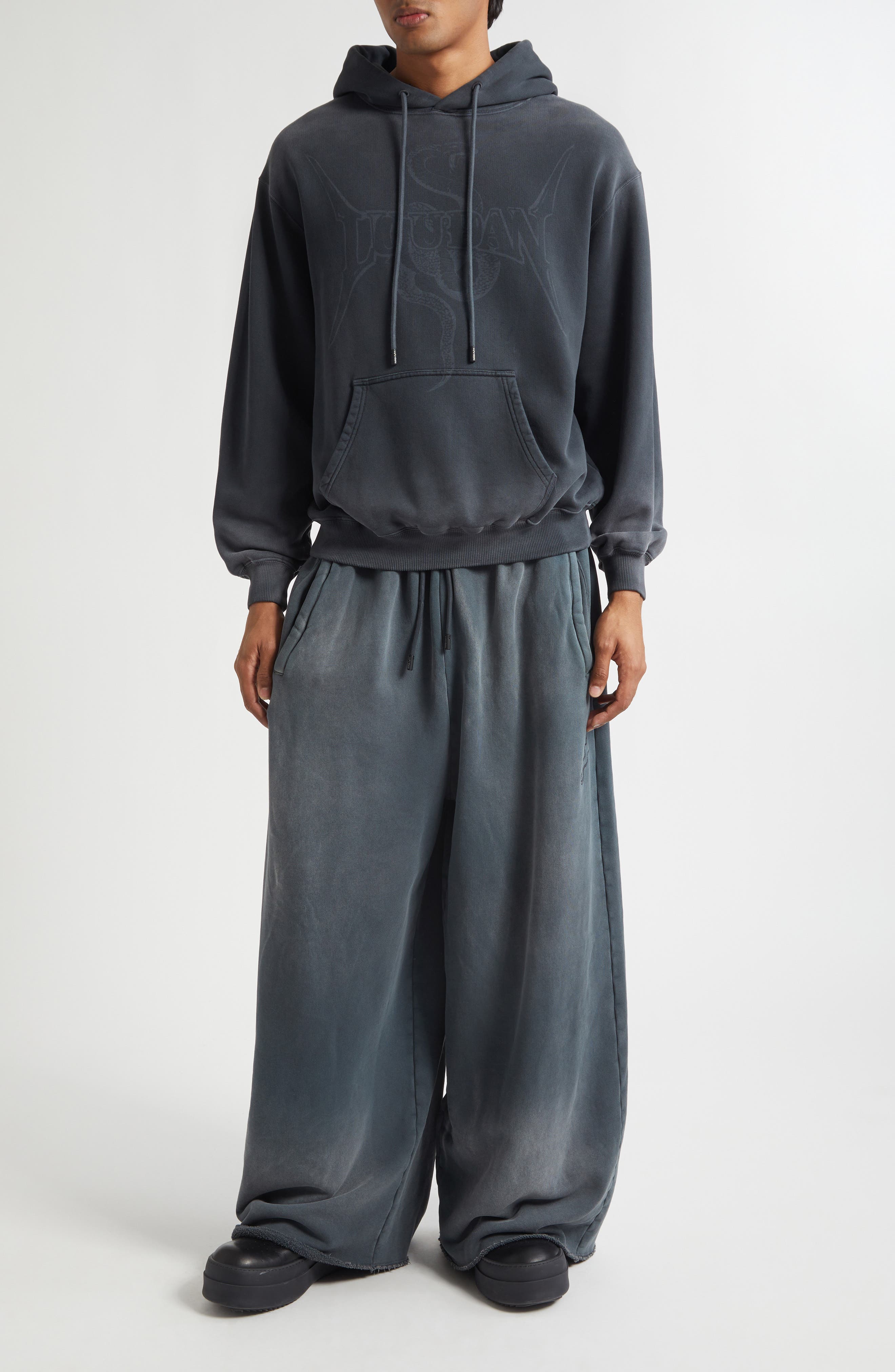 Raw Cut Fleece Sweatpants - image 2