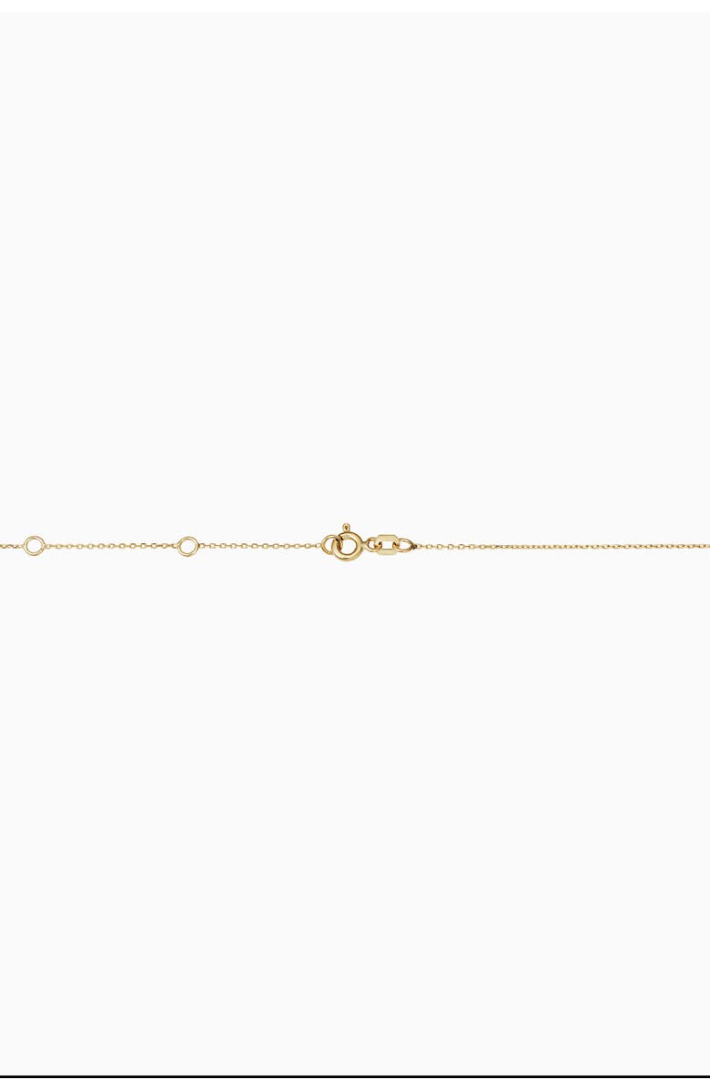 Oradina 14K Yellow Gold Sweet Diamond Pendant Necklace, Alternate, color, Yellow Gold