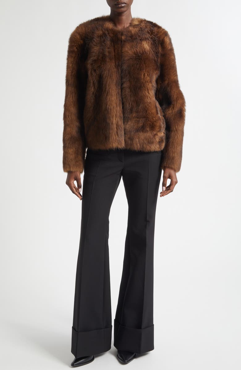 Zimmermann Hypnotic Tip Genuine Shearling Jacket, Alternate, color, Toffee