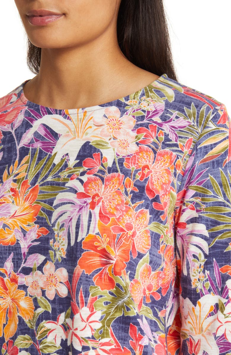 Tommy Bahama Ashby Isles Hidden Bliss Floral Cotton Top, Alternate, color, 