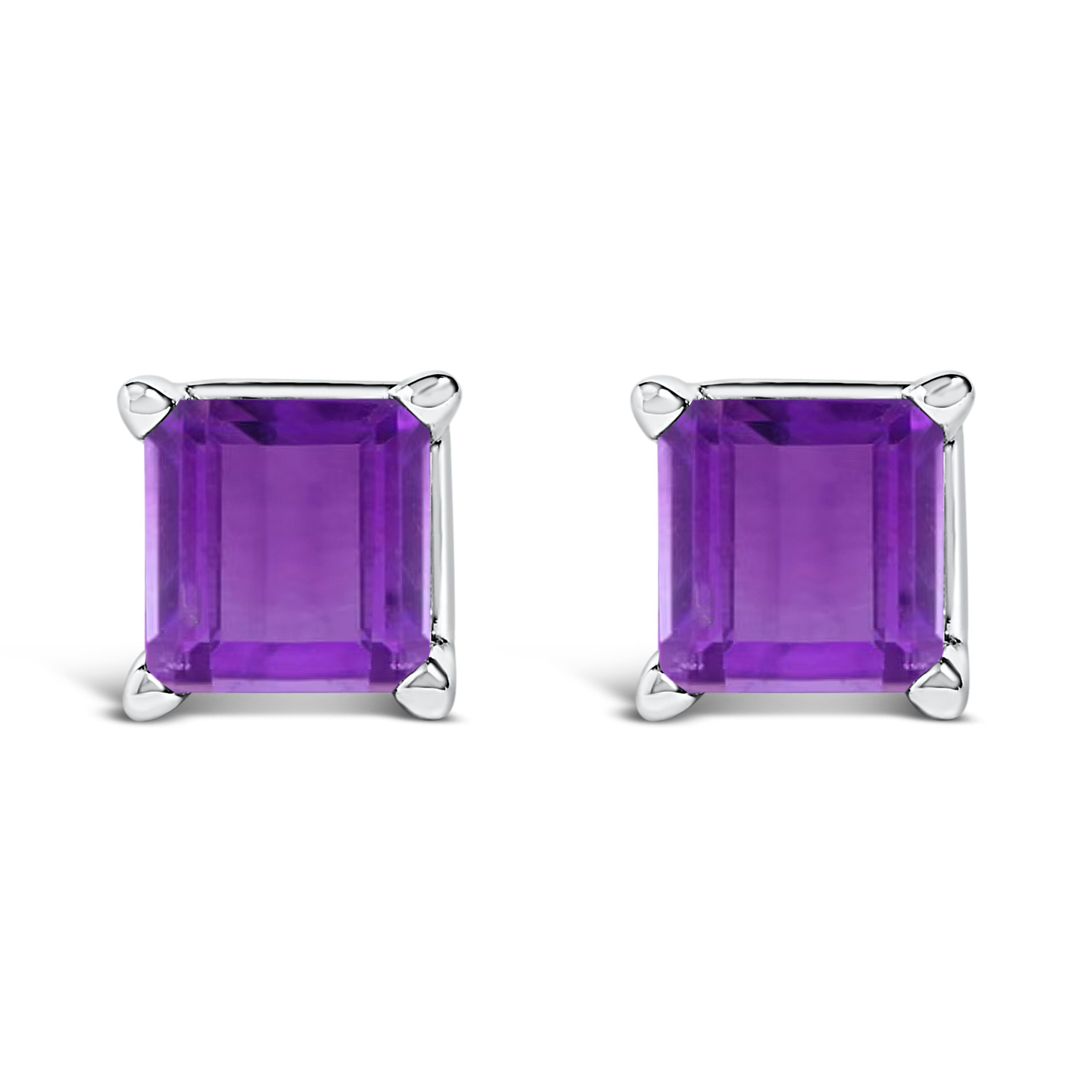 Purple Amethyst | White