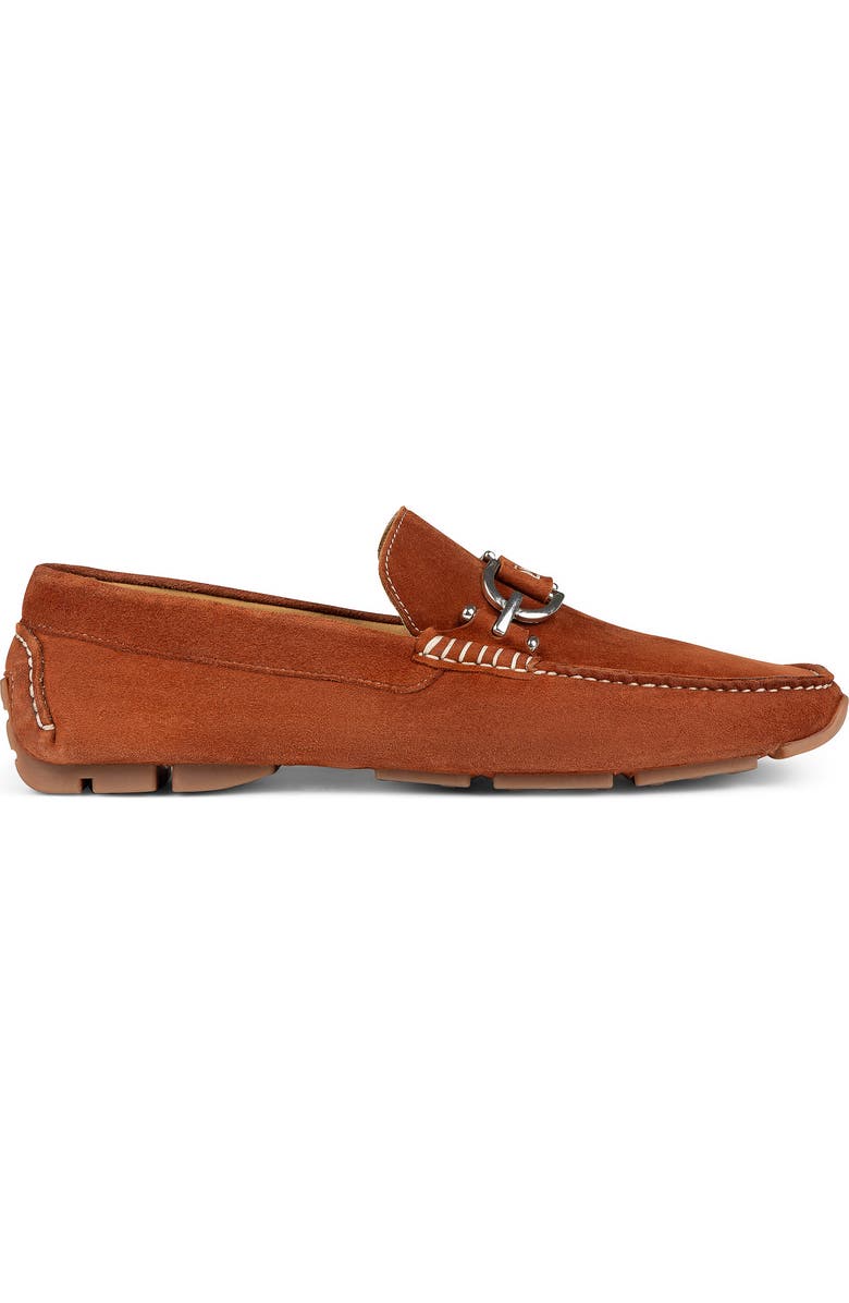 Donald Pliner Moc Toe Driving Loafer, Alternate, color, Cognac