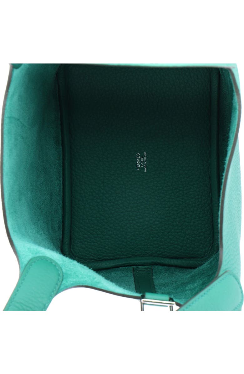 Pre-Owned Hermes Picotin Lock Bag Clemence PM, Alternate, color, Vert Jade