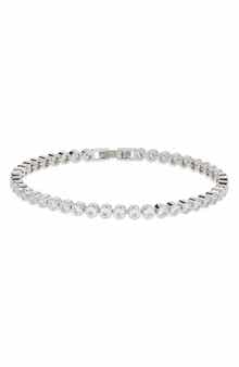 Nordstrom Cubic Zirconia Bezel Tennis Bracelet