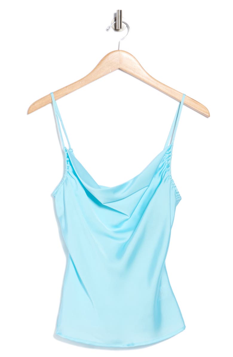 NSR Cowl Neck Camisole, Alternate, color, Sky