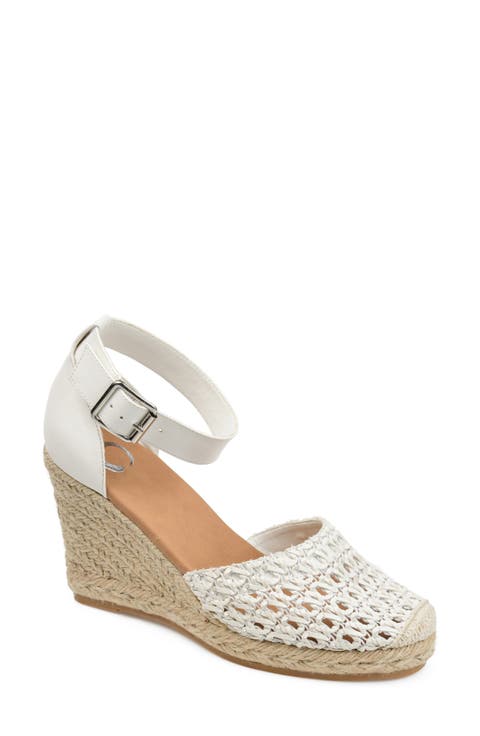 JOURNEE Sierra Woven Espadrille Wedge Sandal (Women)