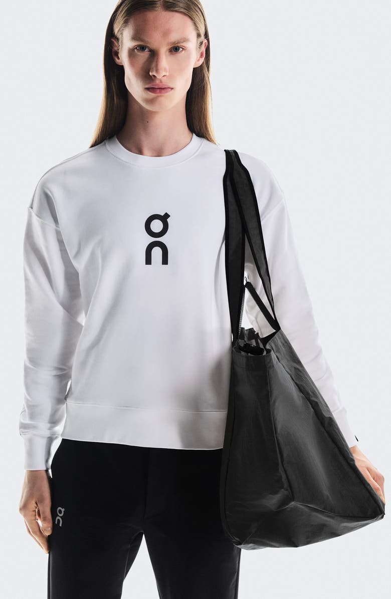 On 60L Water Resistant Nylon Cargo Pack Tote, Alternate, color, Black