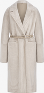 Mine Bilgi Serenade Reversible Merino Shearling Long Coat with Leather Belt