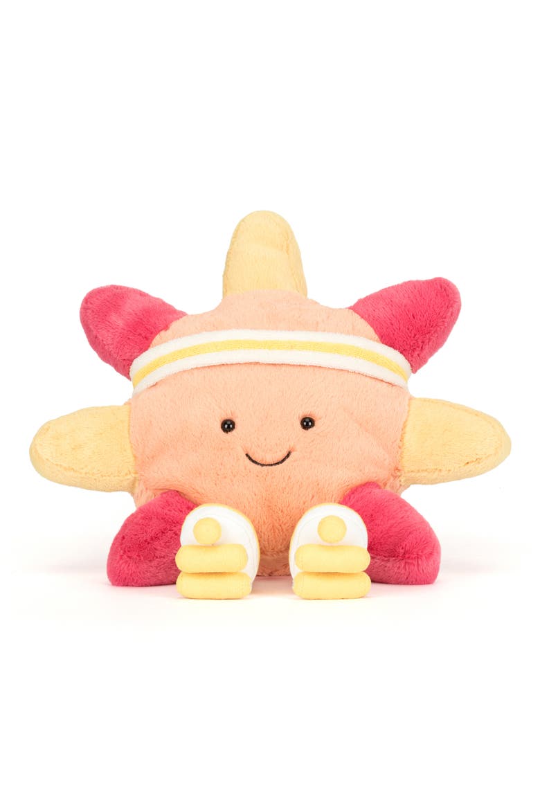 Amuseables Sun Roller Skates Large Plushie, Main, color, ORANGE MULTI