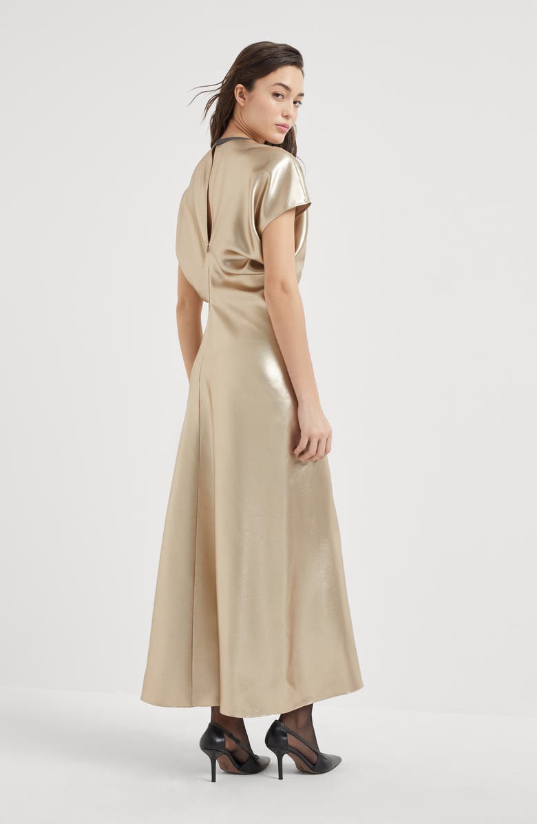 Brunello Cucinelli Lamé dress, Alternate, color, 