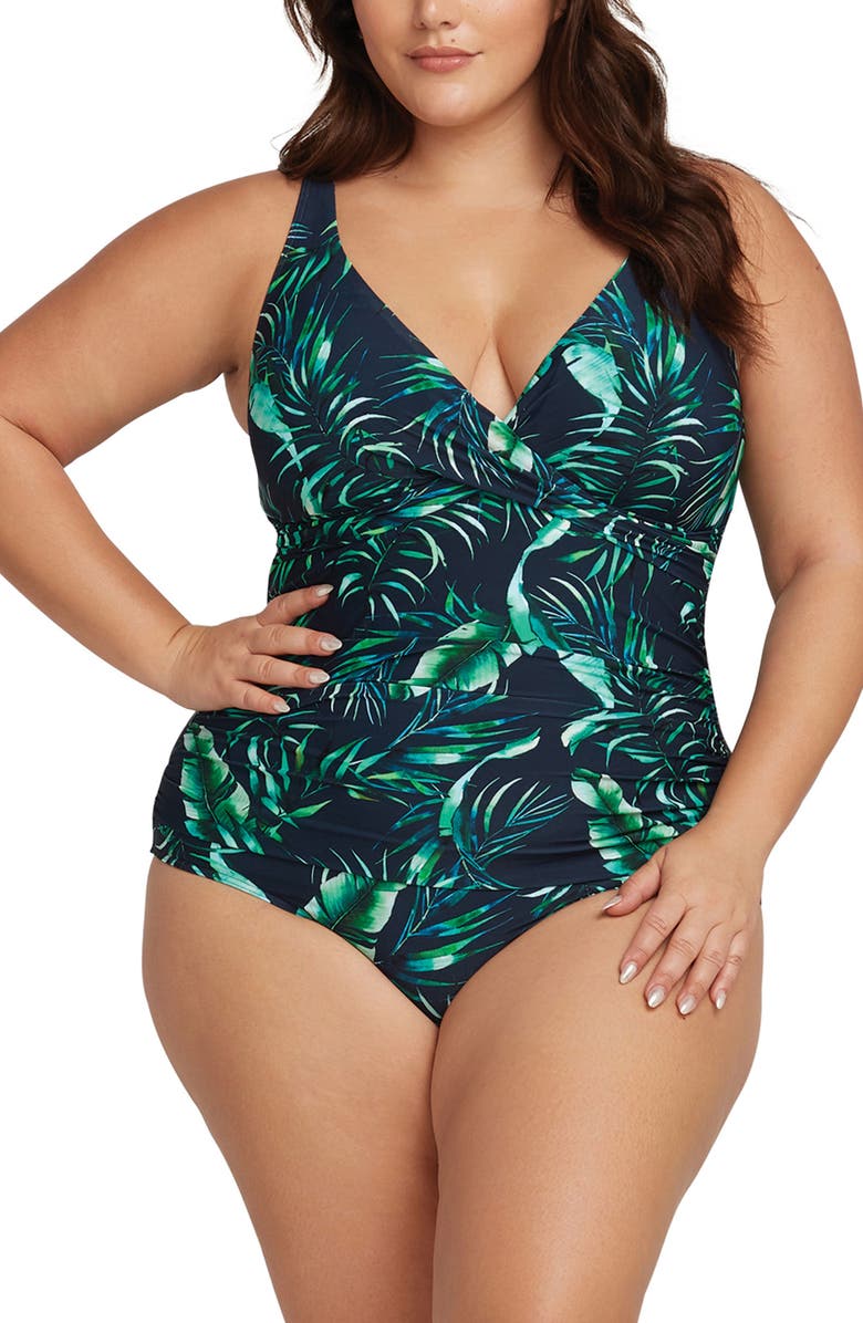 Artesands Palmspiration Delacroix One-Piece Swimsuit, Main, color, 