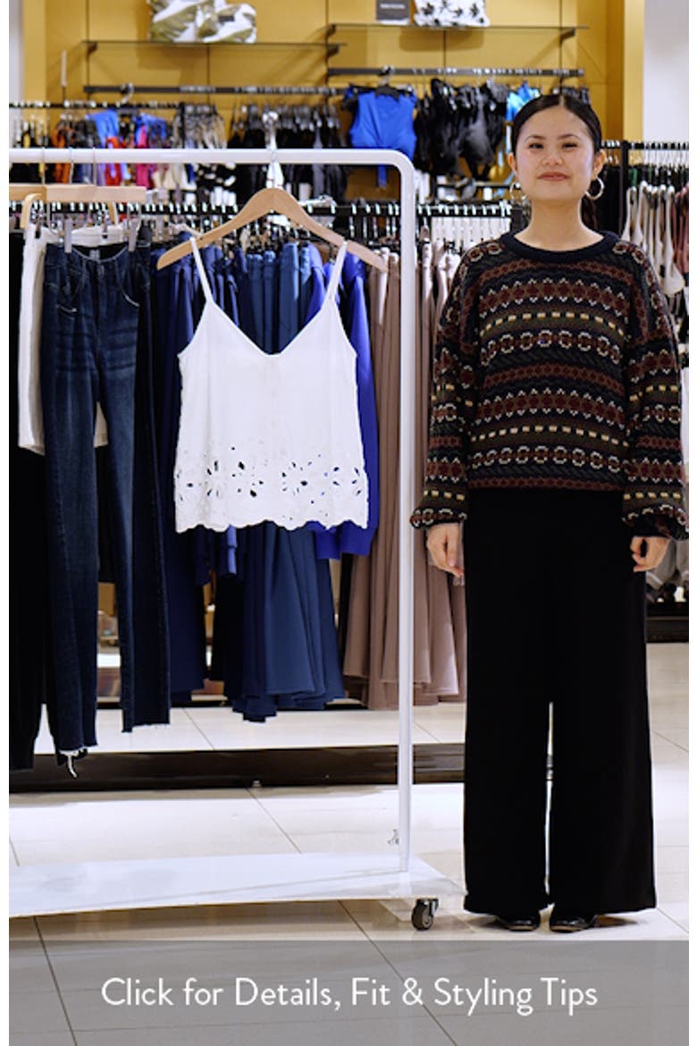 Emma Cotton Eyelet Tank video