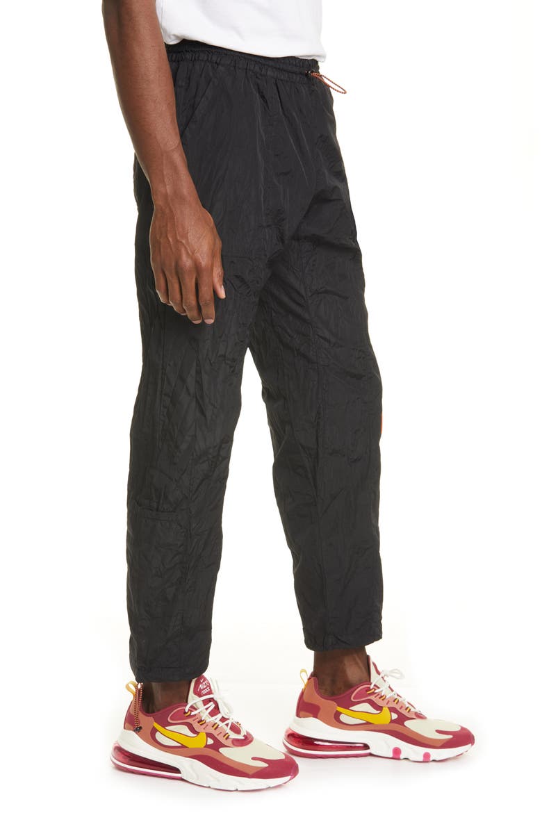 Windbreaker Pants, Alternate, color, BLACK GREEN