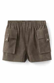 Suede Shorts