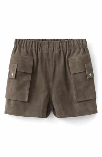 Suede Shorts