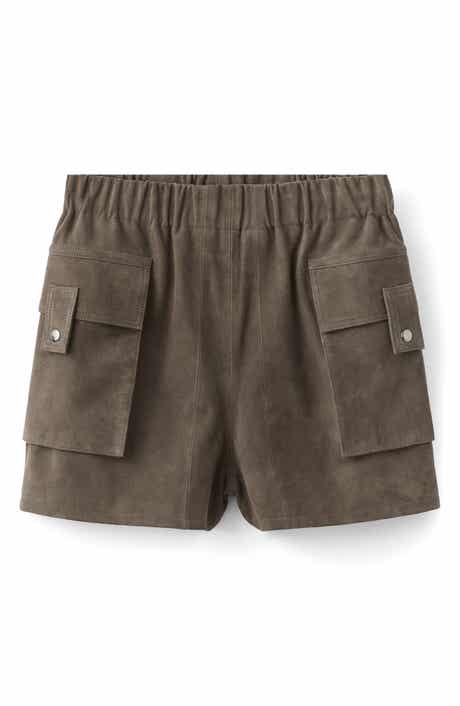 Suede Shorts