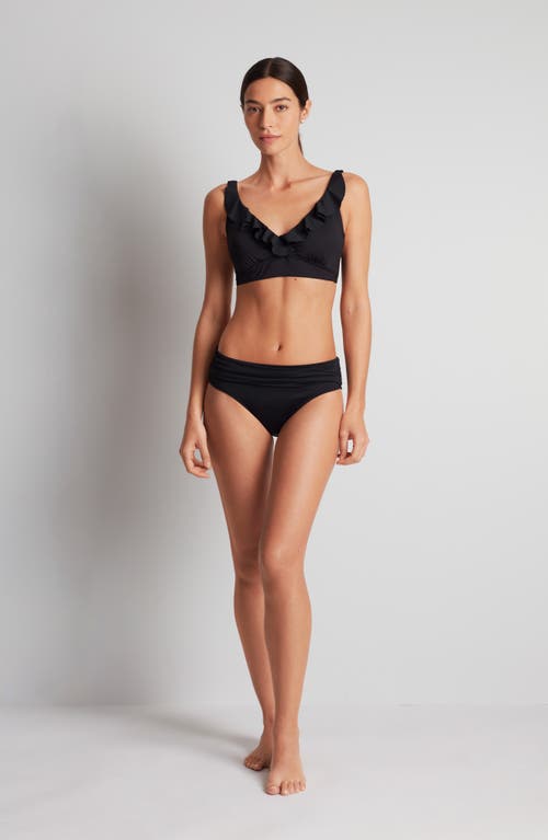 Ralph Lauren Lauren  Shirred Side Bikini Bottoms