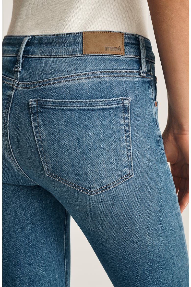 Vicky Mid Rise Bootcut Jeans, Alternate, color, BLUE BRUSHED FLEX BLUE
