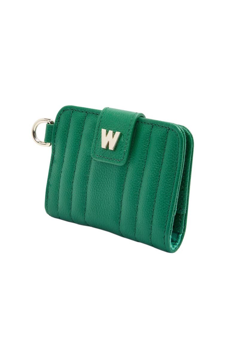 Mimi Credit Card Holder with Wristlet, Alternate, color, Forest Green