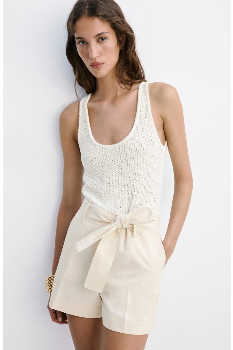 Cotton Short Jumpsuit, Alternate, color, ECRU