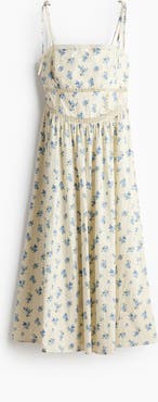 H&M Tie-strap Cotton Dress