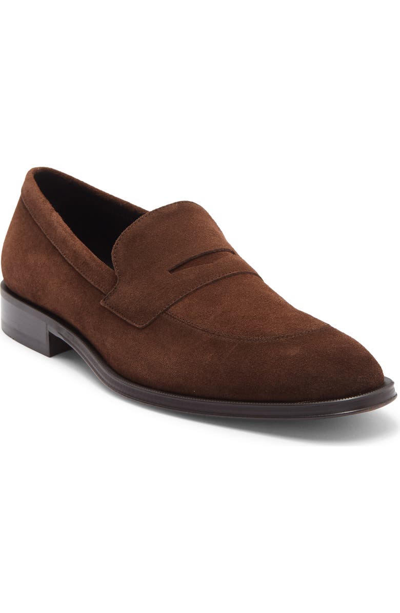 BOSS Derrek Loafer, Main, color, Dark Brown