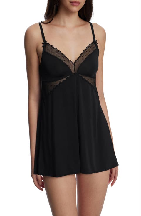 Siren Dotted Lace Babydoll