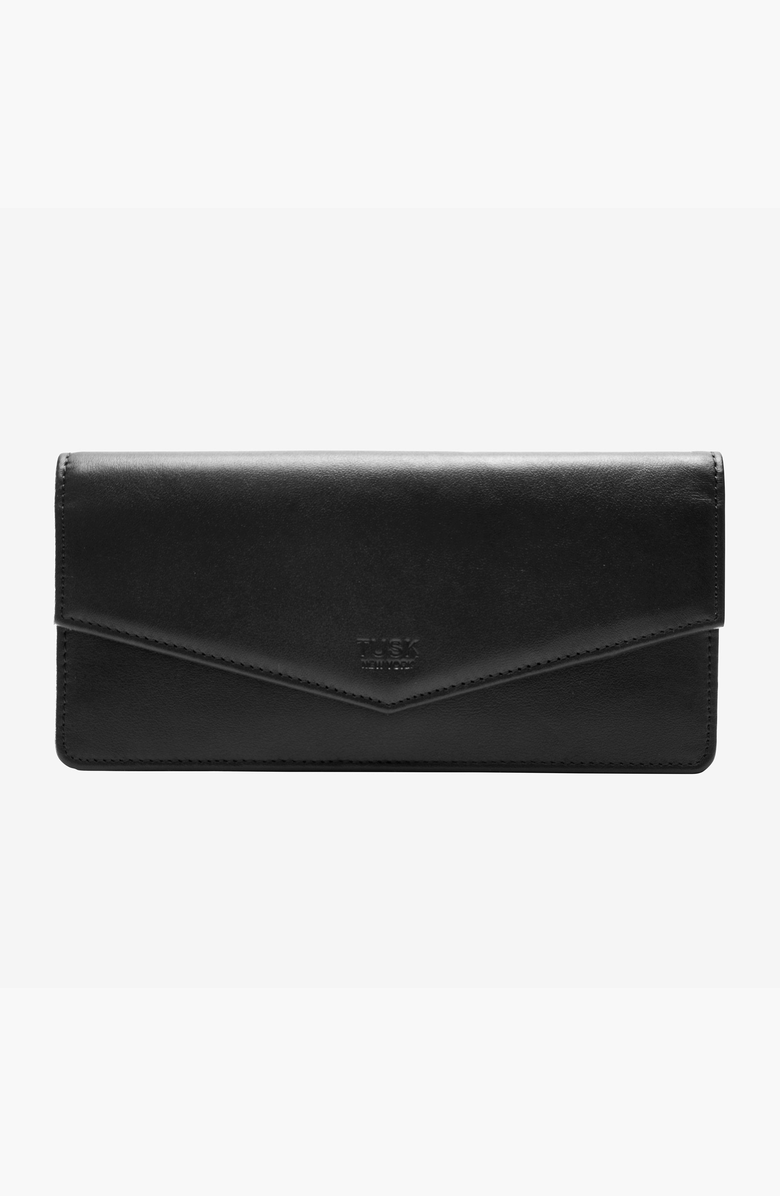 Tusk Joy Gusseted Wallet, Main, color, Black