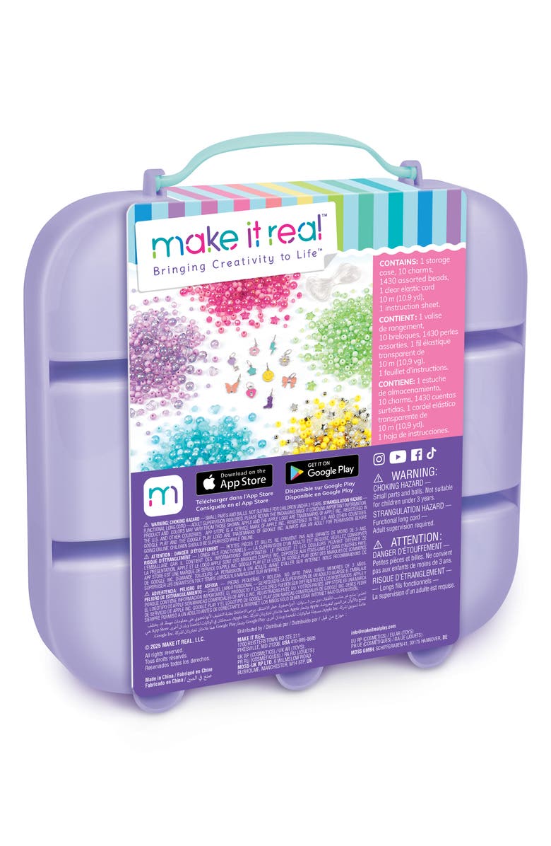 Make It Real Creator Bead Studio Bracelet Making Playset, Alternate, color, Assorted/ Multi