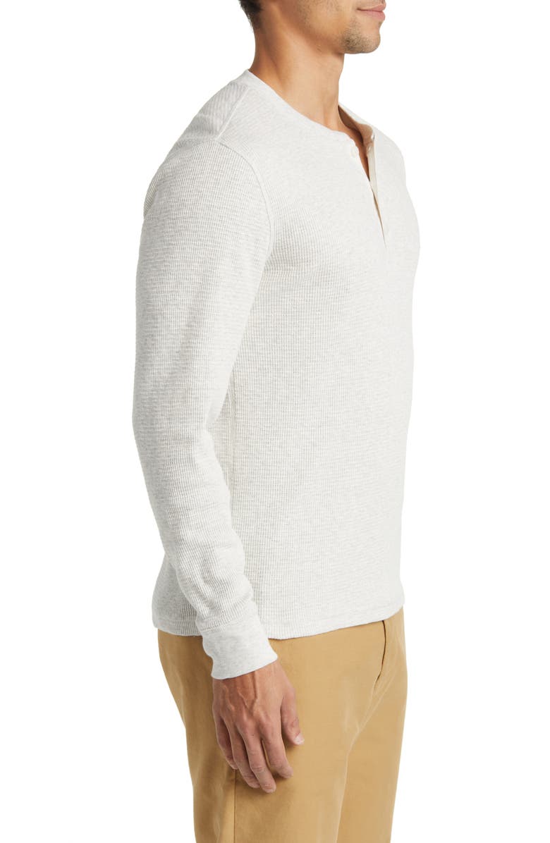 Faherty Surplus Long Sleeve Organic Cotton Waffle Henley, Alternate, color, 