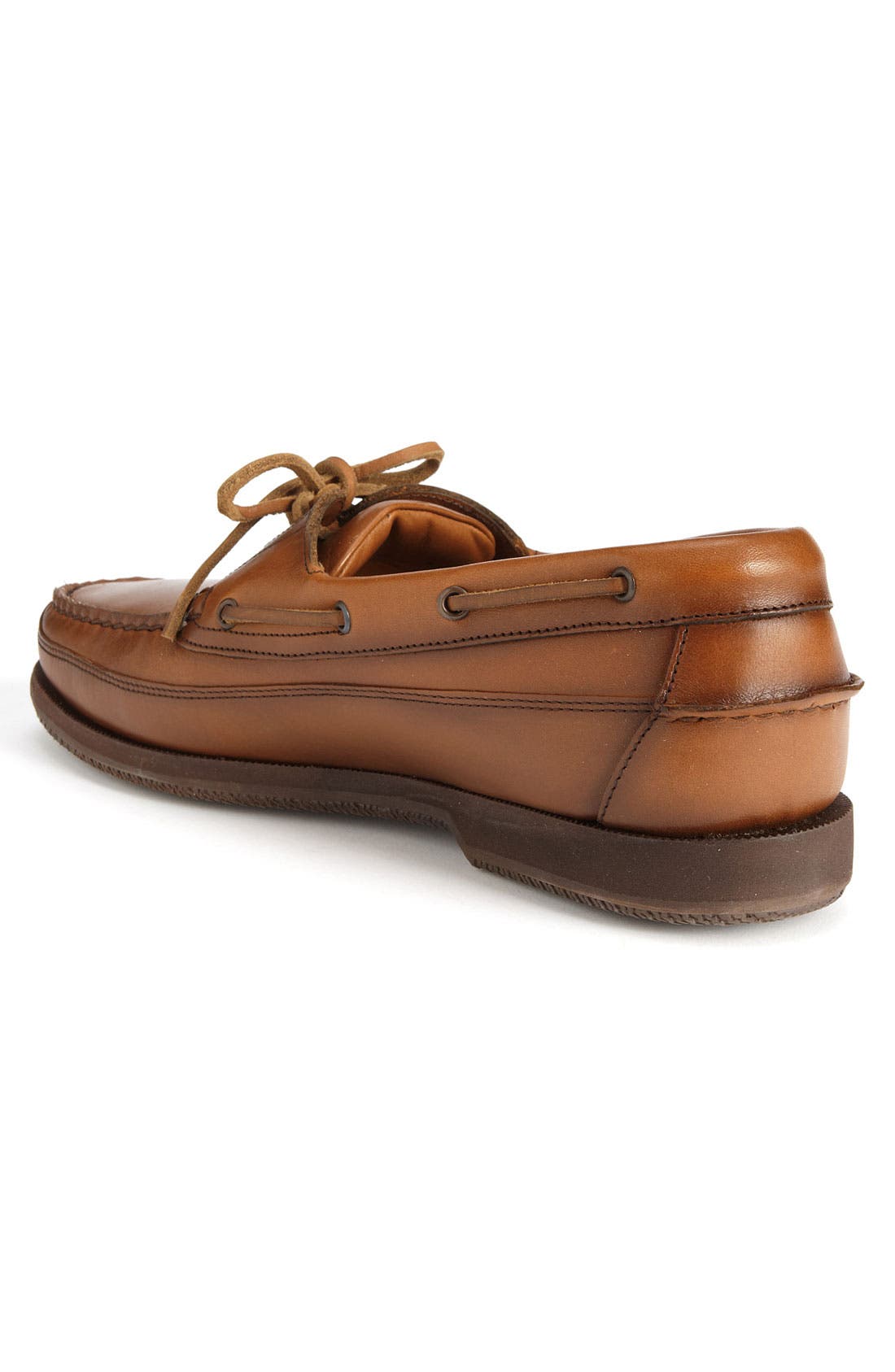 Mephisto 'Hurrikan' Boat Shoe, Alternate, color, Rust
