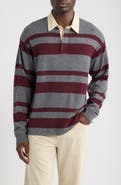 FRAME Striped Rugby Sweater