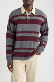 FRAME Striped Rugby Sweater
