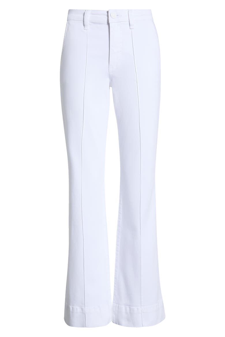 Stella High Waist Flare Pants, Alternate, color, OPTIC WHITE