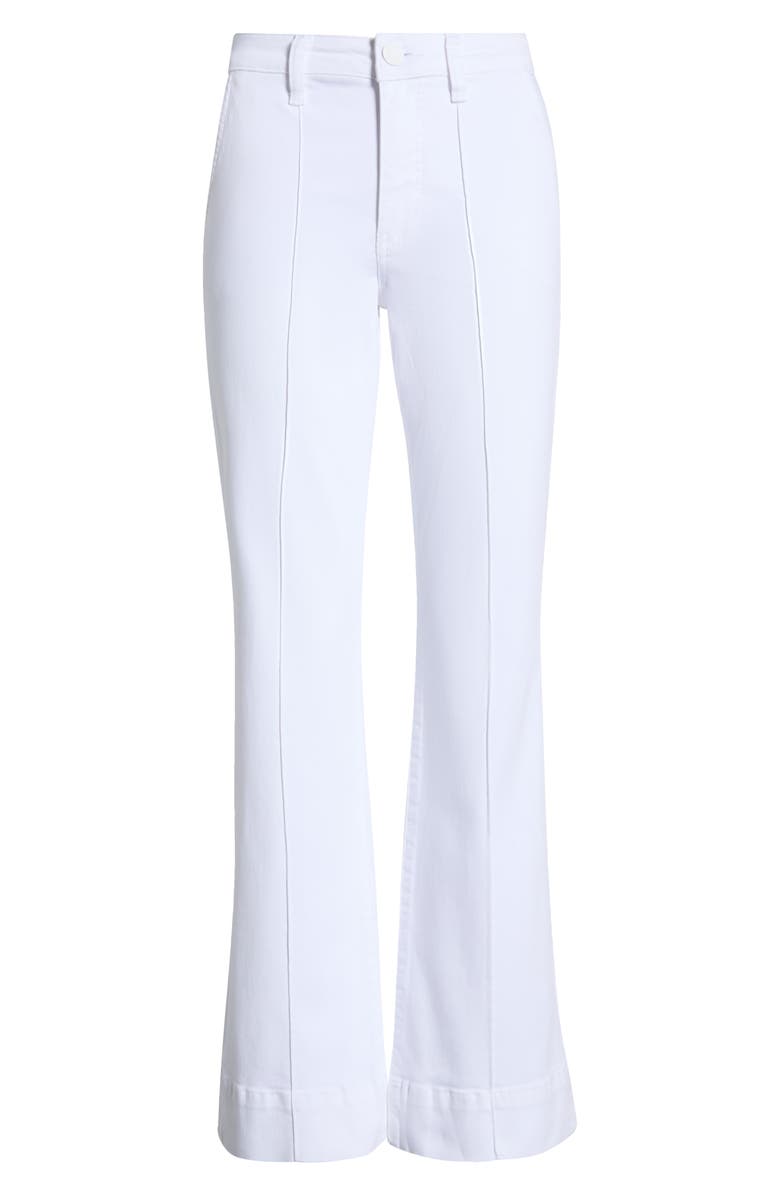 KUT from the Kloth Stella High Waist Flare Pants, Main, color, Optic White