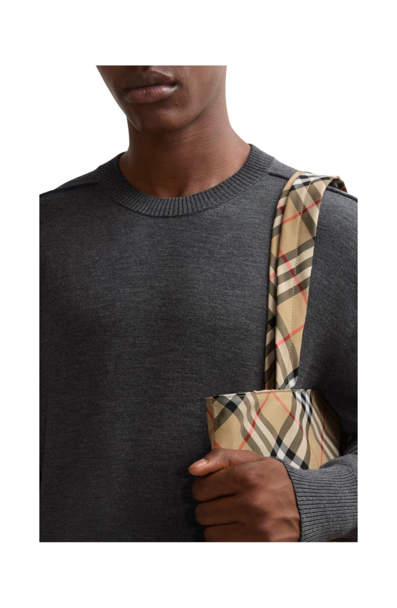 Burberry Shield Segment Ring, Alternate, color, Gold